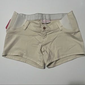 Isabel Maternity Shorts Khaki Size 2 NWT
